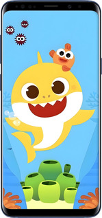 TPU чехол Бейби Шарк для Samsung Galaxy S9 Plus - 6303b-1365 изображение 