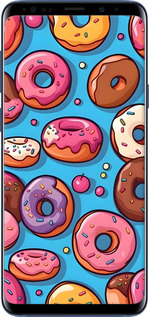 TPU чехол Пончики для Samsung Galaxy S9 Plus - 6318b-1365 изображение 