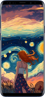 TPU чехол Девушка Арт для Samsung Galaxy S9 Plus - 6325b-1365 изображение 