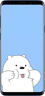 TPU чехол Милый мишка для Samsung Galaxy S9 Plus - 6357b-1365 изображение 