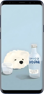 TPU чехол Пес водка для Samsung Galaxy S9 Plus - 6368b-1365 изображение 