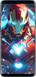TPU чехол Железный человек для Samsung Galaxy S9 Plus - 6372b-1365 изображение 