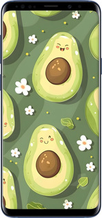 TPU чехол Авокадо для Samsung Galaxy S9 Plus - 6380b-1365 изображение 
