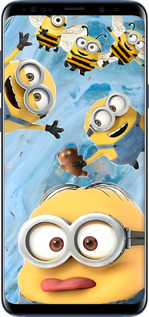 TPU чехол Миньоны для Samsung Galaxy S9 Plus - 6386b-1365 изображение 