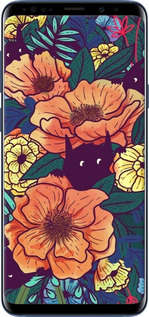 TPU чехол Із зображенням польових квітів для Samsung Galaxy S9 Plus - 6419b-1365 изображение 