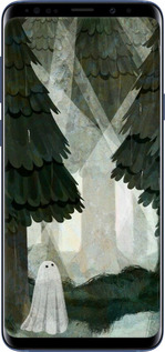 TPU чехол С изображением соснового леса и привидения для Samsung Galaxy S9 Plus - 6420b-1365 изображение 