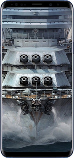 TPU чехол Лінкор, world of tanks, wargaming, військовий корабель для Samsung Galaxy S9 Plus - 6453b-1365 изображение 