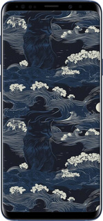 TPU чехол Морська тематика у стилі арт-деко для Samsung Galaxy S9 Plus - 6520b-1365 изображение 