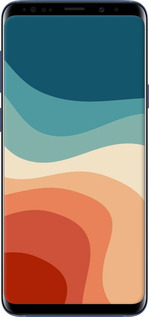 TPU чехол В стиле ретро с волнами для Samsung Galaxy S9 Plus - 6531b-1365 изображение 