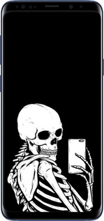 TPU чехол Скелет робить Selfie для Samsung Galaxy S9 Plus - 6535b-1365 изображение 