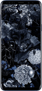 TPU чехол Анотація квітковий малюнок в синіх тонах. для Samsung Galaxy S9 Plus - 6539b-1365 изображение 