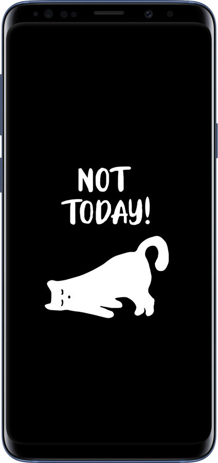 TPU чехол Уставший кот для Samsung Galaxy S9 Plus - 4535b-1365 изображение 