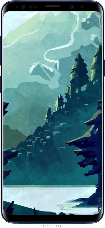 TPU чехол № 5424 для Samsung Galaxy S9 Plus - 5424b-1365 изображение 