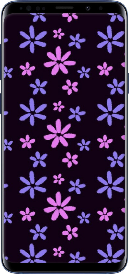 TPU чехол з квітами для Samsung Galaxy S9 Plus - 6258b-1365 изображение 