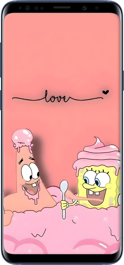 TPU чехол Спанч Боб для Samsung Galaxy S9 Plus - 6282b-1365 изображение 