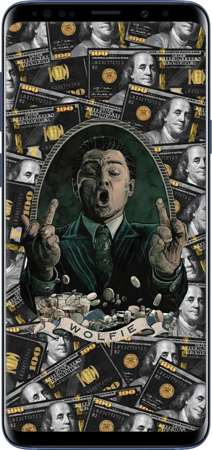 TPU чехол Волк с валл стрит для Samsung Galaxy S9 Plus - 6287b-1365 изображение 