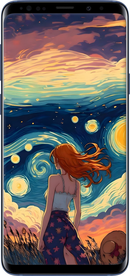 TPU чехол Девушка Арт для Samsung Galaxy S9 Plus - 6325b-1365 изображение 