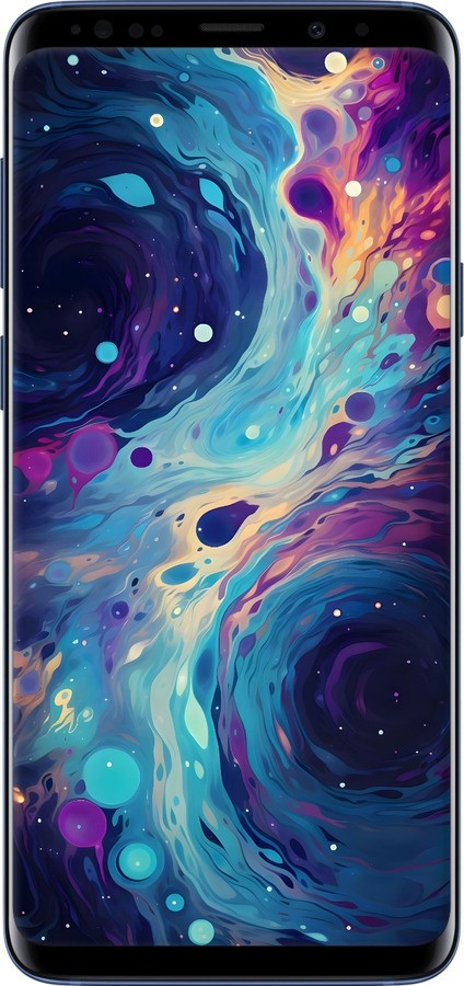 TPU чехол Арт акварель для Samsung Galaxy S9 Plus - 6329b-1365 изображение 