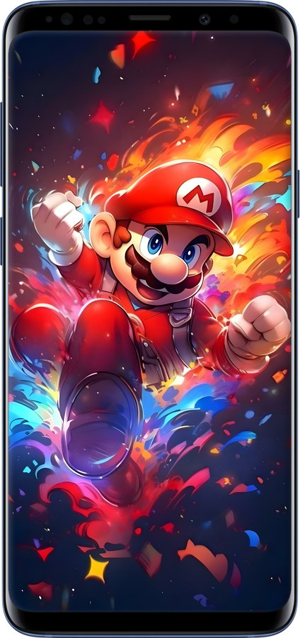 TPU чехол Супер Маріо для Samsung Galaxy S9 Plus - 6342b-1365 изображение 