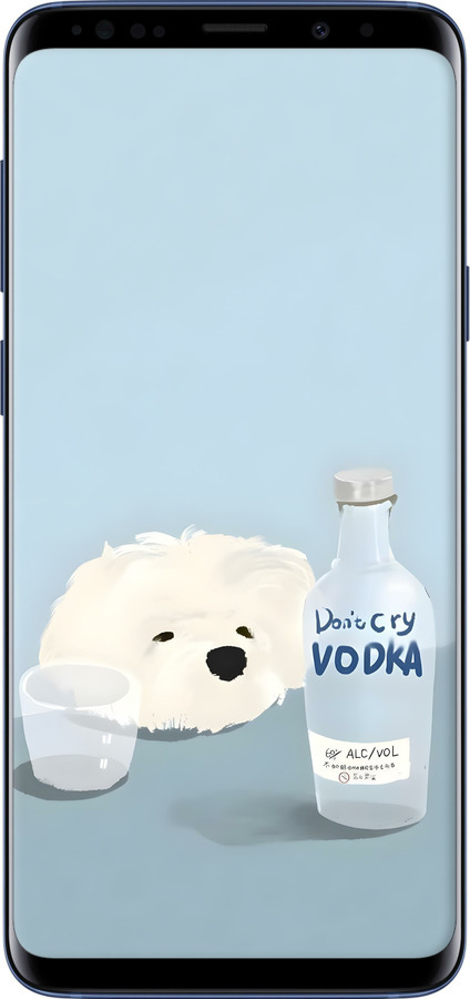 TPU чехол Пес водка для Samsung Galaxy S9 Plus - 6368b-1365 изображение 