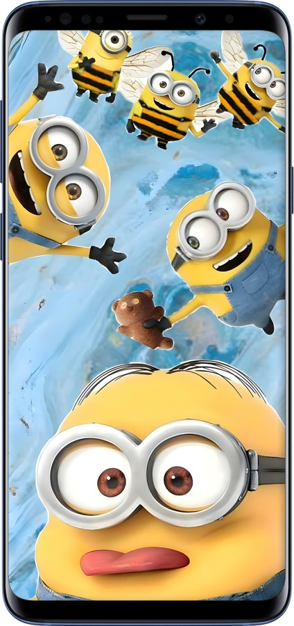 TPU чехол Миньоны для Samsung Galaxy S9 Plus - 6386b-1365 изображение 