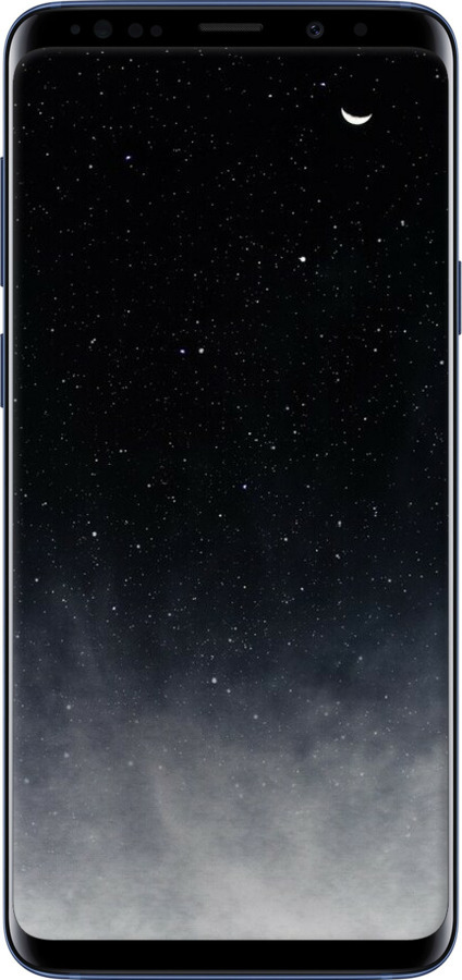 TPU чехол Сині хмари, Синій місяць для Samsung Galaxy S9 Plus - 6396b-1365 изображение 