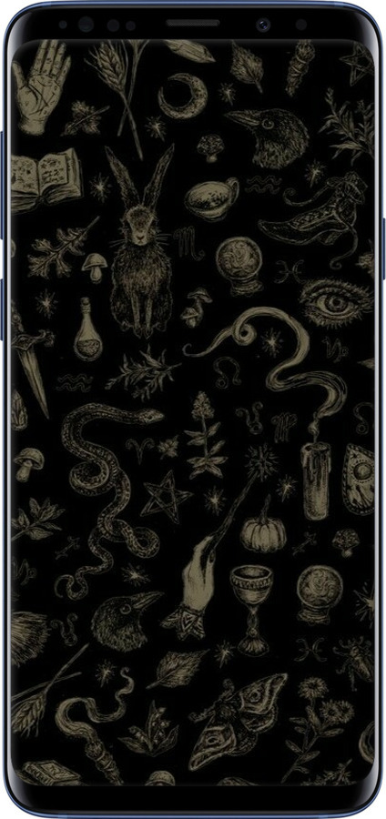 TPU чехол Мистический коллаж с травами и магическими символами для Samsung Galaxy S9 Plus - 6428b-1365 изображение 