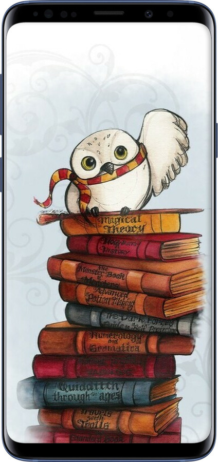 TPU чехол Сова и книги для Samsung Galaxy S9 Plus - 6436b-1365 изображение 