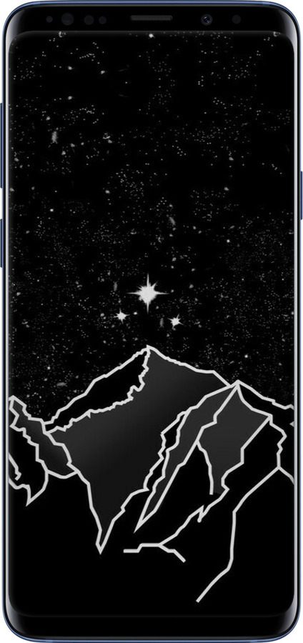 TPU чехол Минималистический горный пейзаж для Samsung Galaxy S9 Plus - 6438b-1365 изображение 