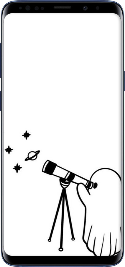 TPU чехол Привидение астроном для Samsung Galaxy S9 Plus - 6444b-1365 изображение 