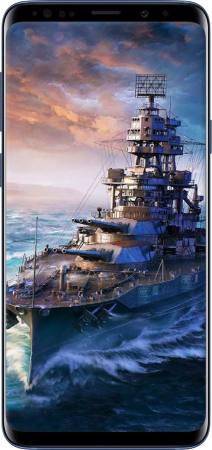 TPU чехол Военный корабль, world of tanks, wargaming для Samsung Galaxy S9 Plus - 6461b-1365 изображение 