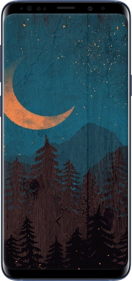 TPU чехол Звездный лес для Samsung Galaxy S9 Plus - 6480b-1365 изображение 
