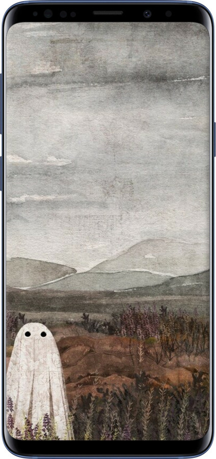 TPU чехол Самотій привид на фоні гір для Samsung Galaxy S9 Plus - 6486b-1365 изображение 