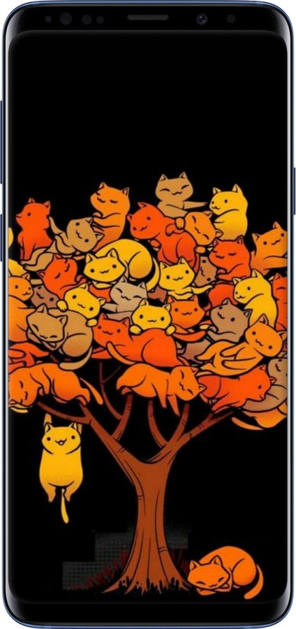 TPU чехол Дерево и котики для Samsung Galaxy S9 Plus - 6516b-1365 изображение 