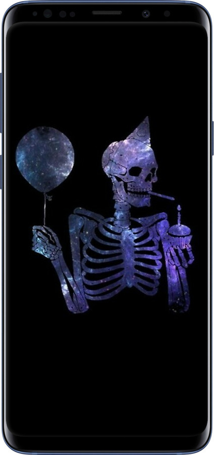 TPU чехол Скелетне мистецтво для Samsung Galaxy S9 Plus - 6536b-1365 изображение 