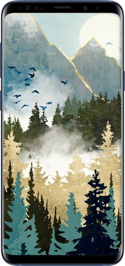 TPU чехол Із зображенням лісового пейзажу для Samsung Galaxy S9 Plus - 6548b-1365 изображение 
