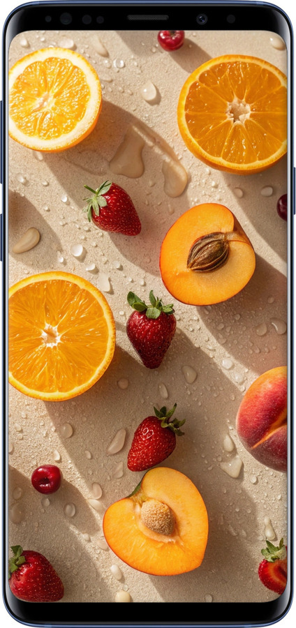 TPU чехол Фрукты 3 для Samsung Galaxy S9 Plus - 6703b-1365 изображение 