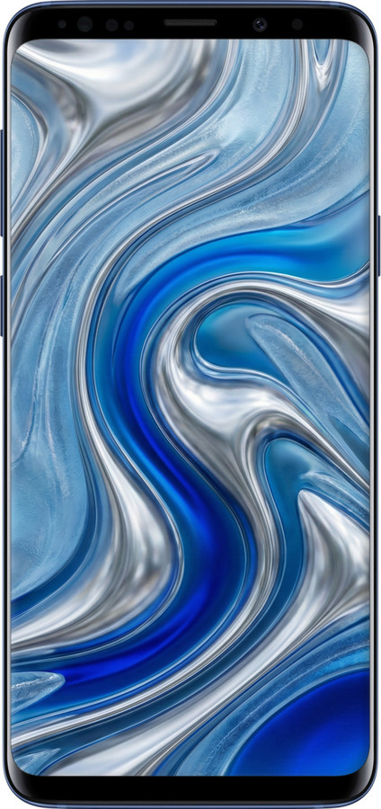 TPU чехол Liquid Chrome для Samsung Galaxy S9 Plus - 6781b-1365 изображение 