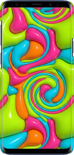 3D пластиковый глянцевый чехол Y2K Jelly Dream для Samsung Galaxy S9 Plus - 6780c-1365 изображение 