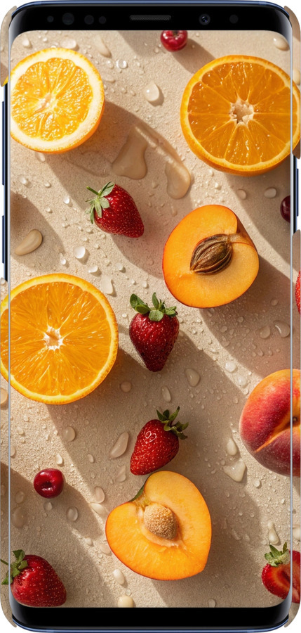 3D пластиковий глянцевий чехол Фрукти 3 для Samsung Galaxy S9 Plus - 6703c-1365 изображение 