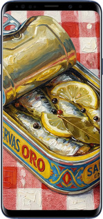 2D пластиковый чехол Vintage Sardine Tin Phone для Samsung Galaxy S9 Plus - 6772t-1365 изображение 