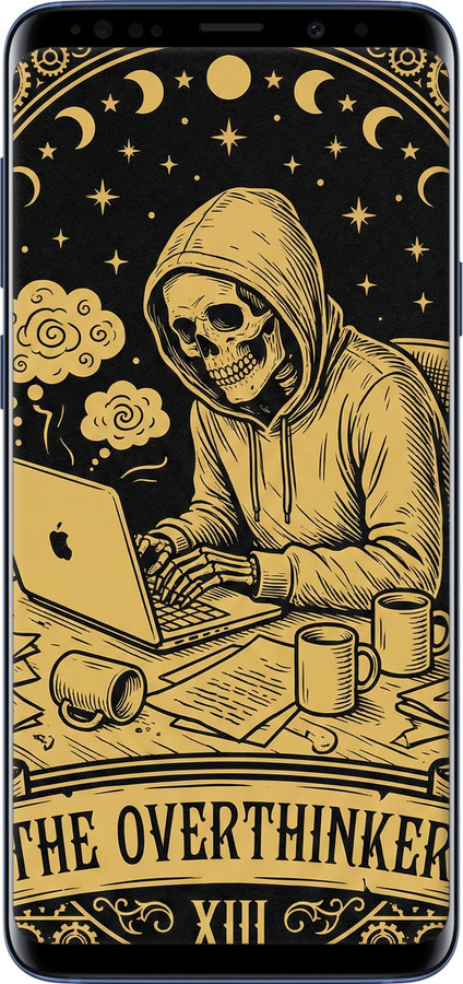 2D пластиковый чехол The Overthinker для Samsung Galaxy S9 Plus - 6774t-1365 изображение 