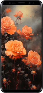 TPU чехол Оранжевые розы для Samsung Galaxy S9 - 5944b-1355 изображение 