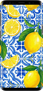 3D пластиковый глянцевый чехол Grocery Girl Italian Summer для Samsung Galaxy S9 - 6766c-1355 изображение 