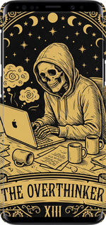 3D пластиковий глянцевий чехол The Overthinker для Samsung Galaxy S9 - 6774c-1355 изображение 