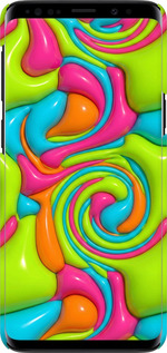 3D пластиковый матовый чехол Y2K Jelly Dream для Samsung Galaxy S9 - 6780m-1355 изображение 