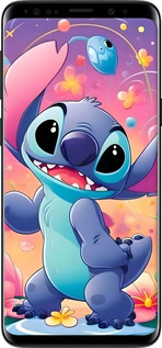 2D пластиковый чехол Стич 2 для Samsung Galaxy S9 - 6371t-1355 изображение 