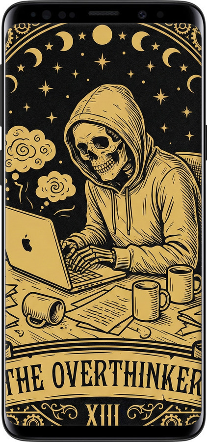 Силіконовий чехол The Overthinker для Samsung Galaxy S9 - 6774u-1355 изображение 