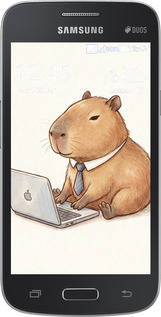 Силиконовый чехол Funny Capybara CEO Working для Samsung Galaxy Star Advance G350E - 6777u-210 изображение 