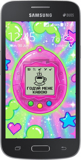 Силиконовый чехол Y2K Aesthetic Retro Pet: Годуй мене кавою для Samsung Galaxy Core Plus G3500 - 6784u-359 изображение 